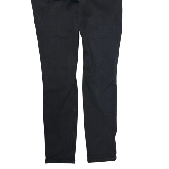 American Eagle Next Level Stretch Hi Rise Jegging Women 12 Jeans Distressed Blac - Picture 14 of 16